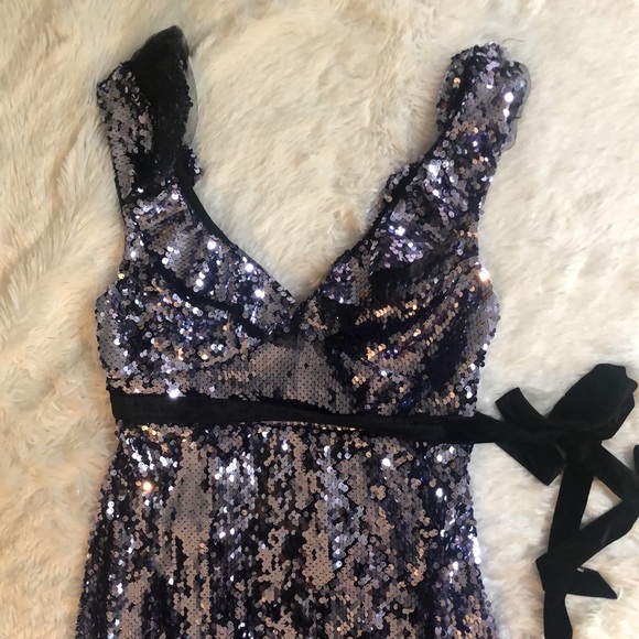 Free People NWT Sequin Siren Mini Dress 🔥✨ - Picture 4 of 9